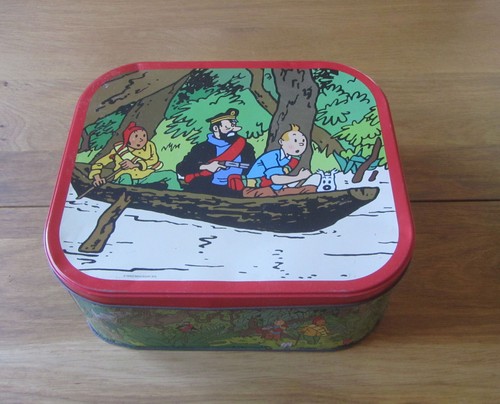 Boite tintin delacre - boite,