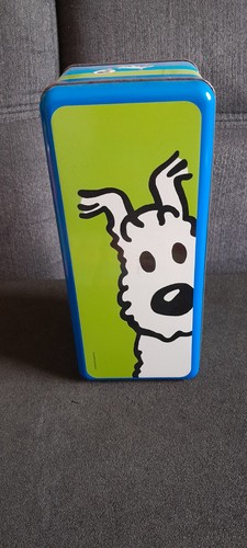 Boite tintin biscuit delacre - tintin,