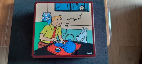 Boite tintin biscuit - tintin, delacre