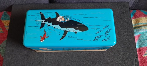 Boite tintin biscuit - boite, delacre