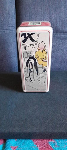 Boite tintin biscuit - tintin, delacre